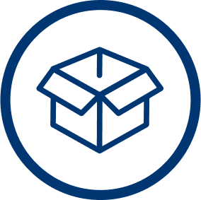 otvorite praznu kartonsku kutiju