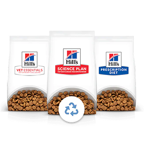 Hill's pakiranje hrane za kućne ljubimce sa znakom recikliranja